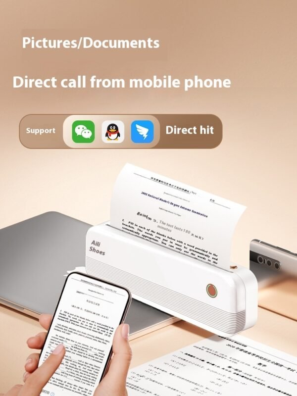 Ailixiong P40 Small Mini Ink-free Office Portable A4 Thermal Printer - Image 7