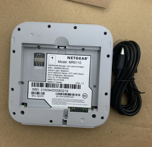 Unlocked NETGEAR M6 MR6110 AT&T 5G WiFi 6 Router - High-speed multi-device shared network (used 95%new America version ) - Image 2