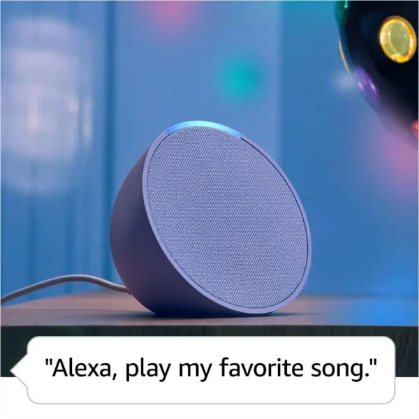 Original Alexa Echos Dot 5th Generation Smart Mini Wifi Home BT Alexa Speaker Horn with Sound Control Voice Assistant and Clock - Image 4