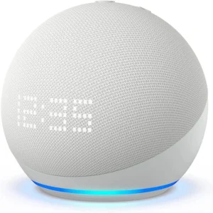 Original Alexa Echo Dot 5th Generation Smart Mini Wifi Home BT Alexa Speaker Horn with Sound Control Voice Assistant and Clock