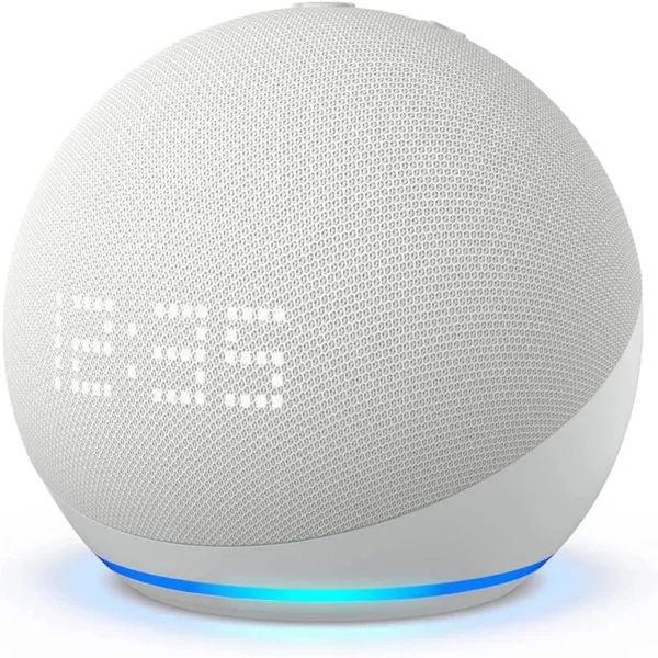 Original Alexa Echo Dot 5th Generation Smart Mini Wifi Home BT Alexa Speaker Horn with Sound Control Voice Assistant and Clock