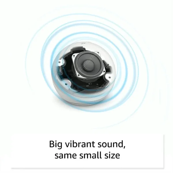 Original Alexa Echo Dot 5th Generation Smart Mini Wifi Home BT Alexa Speaker Horn with Sound Control Voice Assistant and Clock - Image 2