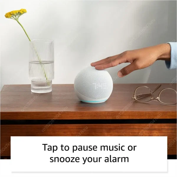 Original Alexa Echo Dot 5th Generation Smart Mini Wifi Home BT Alexa Speaker Horn with Sound Control Voice Assistant and Clock - Image 6